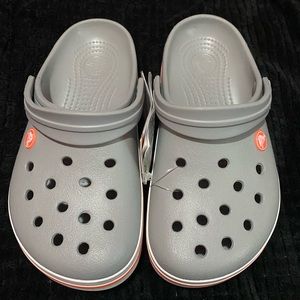 Grey crocs